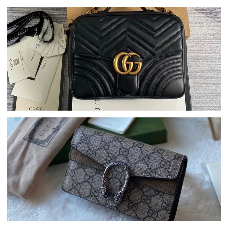 Women Gucci bags with a detachable mirror insideCombo Gucci 20