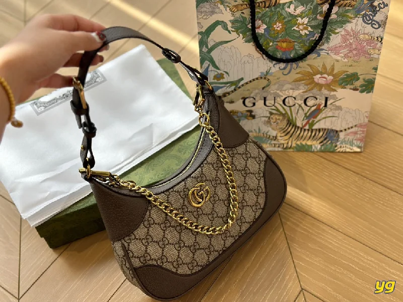 Ladies Gucci shoulder bags with a wide - width strapGucci Handbag