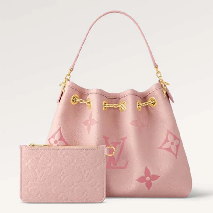 Louis Vuitton Twist bags with the iconic LV - turnlock closureLouis Vuitton LV Women Summer Bundle Dégradé Rose Pink Embossed Supple Cowhide Leather