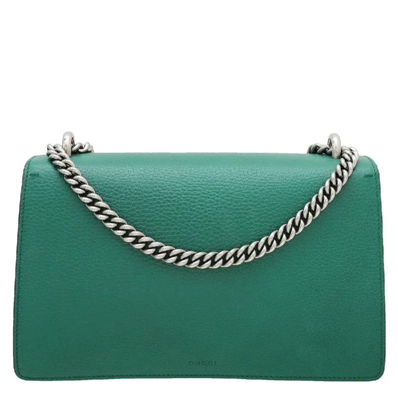 Women Gucci bags with a detachable mirror insideGucci Green Dionysus Shoulder Bag