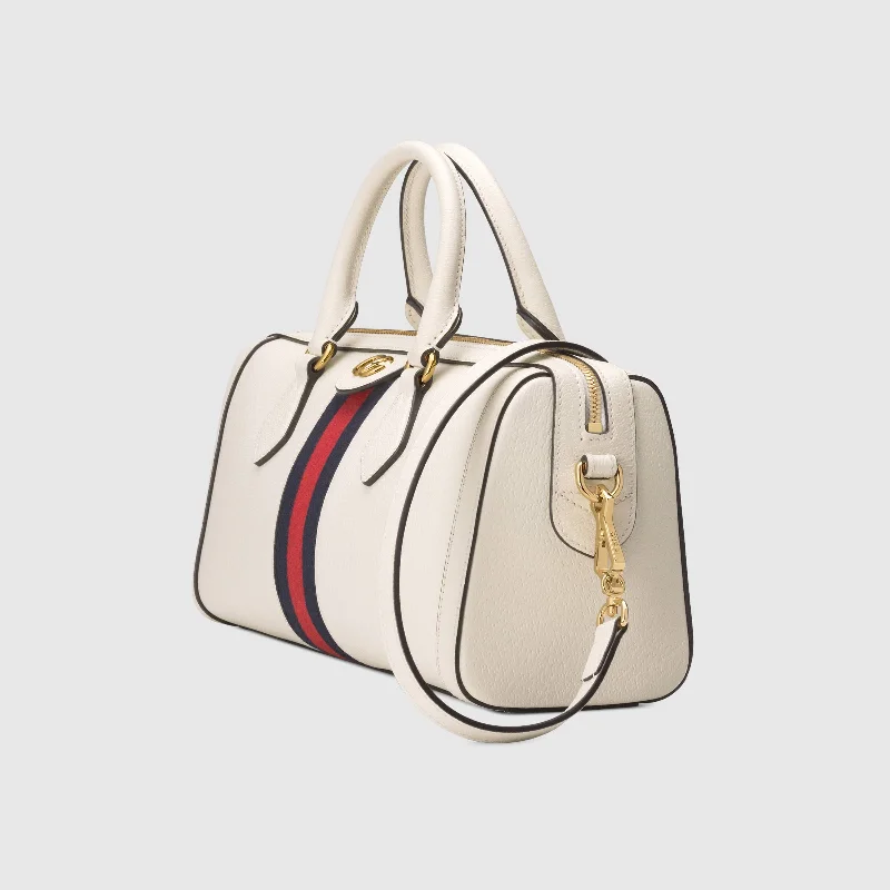 Women Gucci backpacks with a luxurious leather finishGucci Ophidia Medium Top Handle Bag White