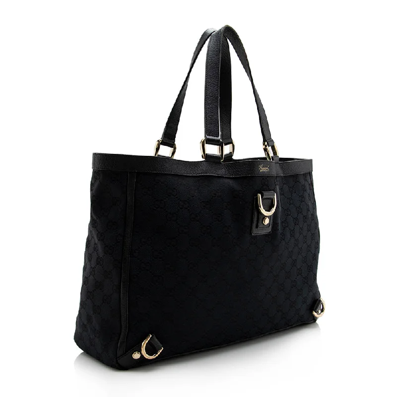 Ladies Gucci Dionysus bags with a detachable shoulder strapGucci GG Canvas Abbey Large Tote - FINAL SALE (16008)