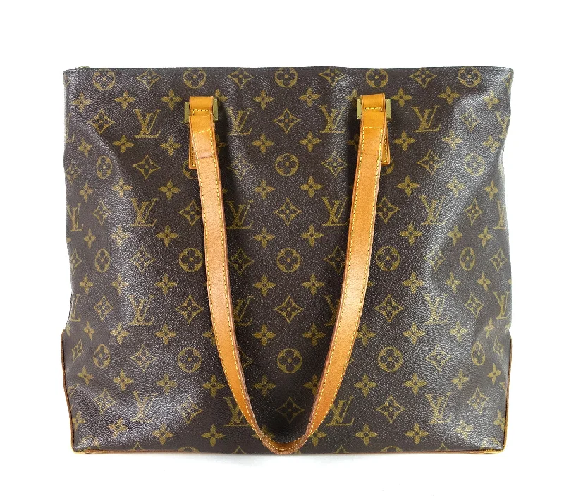 Louis Vuitton handbags with a metal - framed clasp for durabilityCabas Mezzo Monogram Canvas Tote Bag