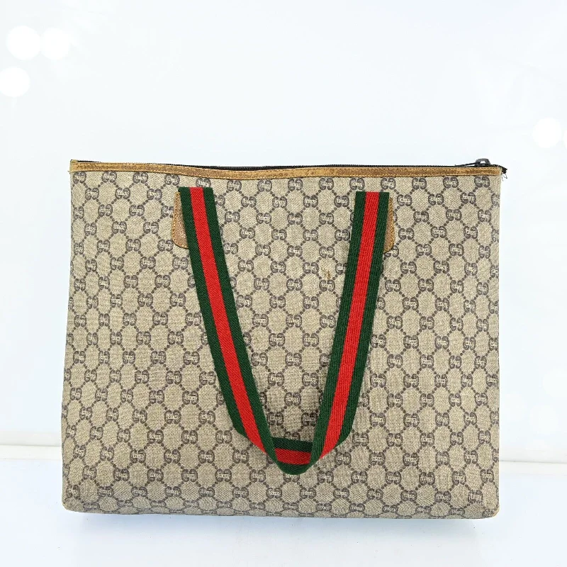 Gucci backpacks for women with a padded laptop compartmentGucci Plus Tote Bag Sherry Line Browns