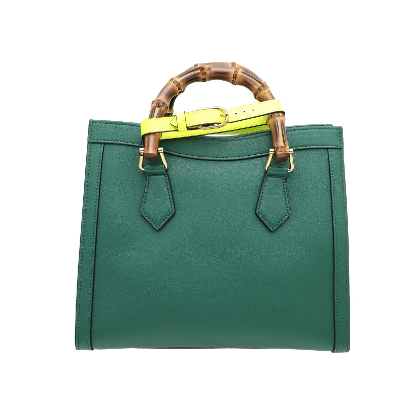 Ladies Gucci shoulder bags with a wide - width strapGucci Green Diana Small Bag