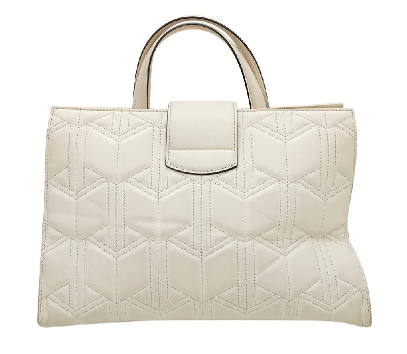 Small - sized Women Gucci shoulder bags for evening outingsGucci White Quilted Dionysus Large Tote Bag