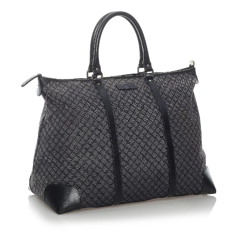 Gucci handbags for women with a beaded trimGucci Diamante Canvas Tote Bag (31086)