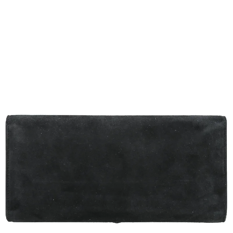 Ladies Gucci shoulder bags with a single - handle designGucci Black Velvet Dionysus Clutch