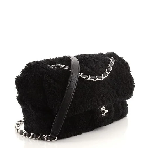 Chanel Chain Strap Handbag for Everyday UseChanel Faux Fur Flap Bag