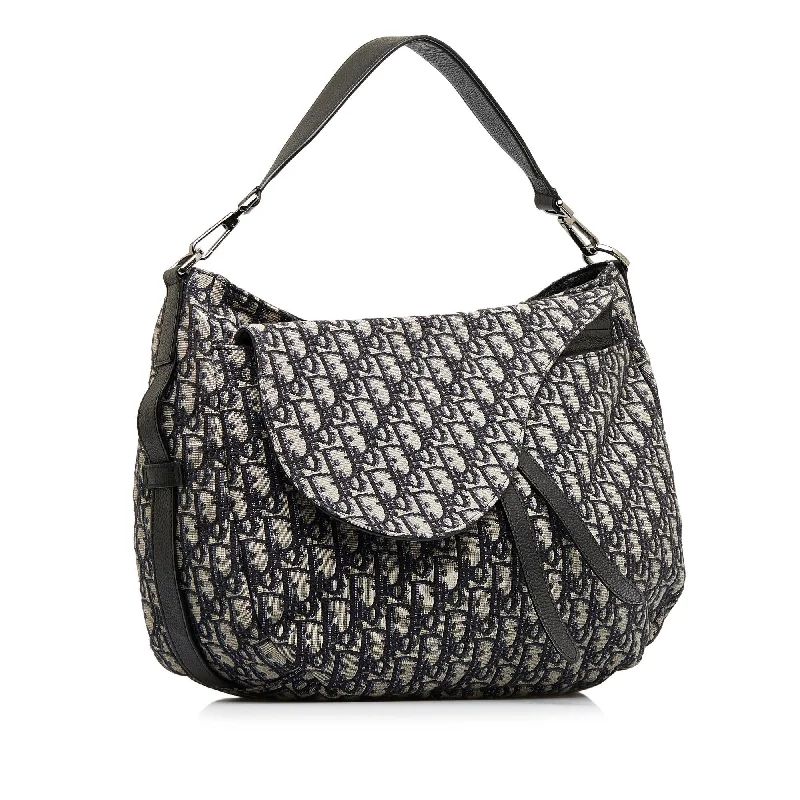 High - fashion Christian Dior bags with a geometric patternDior Oblique Soft Saddle Hobo (gZ8KRj)