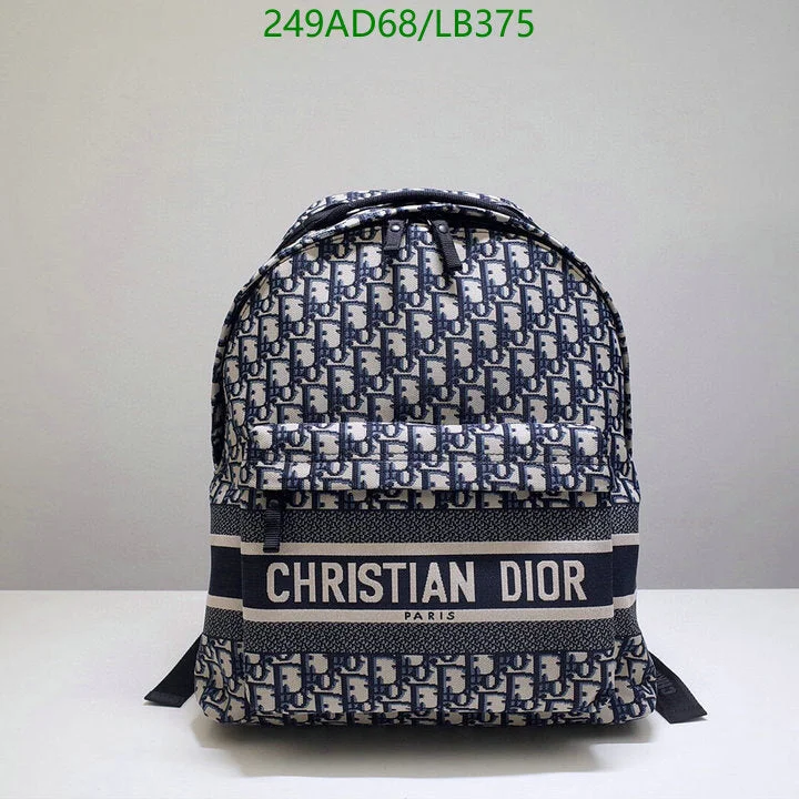 Trendsetting Christian Dior crossbody bags with a colorful strapDior Unisex CD DiorTravel Backpack Bag